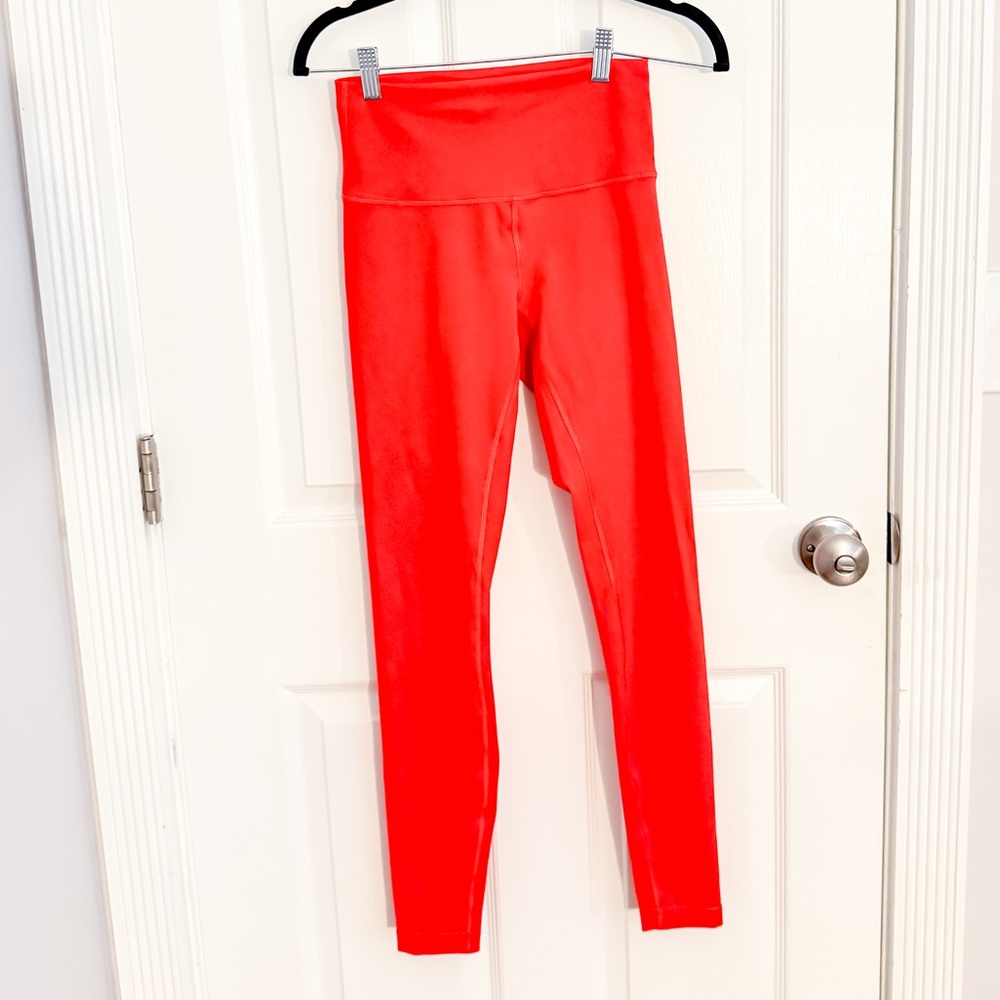 Lululemon Wunder Train High Rise Tight 28” Red